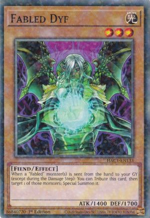 Fabled Dyf (Duel Terminal) [HAC1-EN133] Parallel Rare - Yu-Gi-Oh! - Card Brawlers | Quebec | Canada |