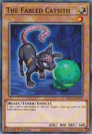 The Fabled Catsith [HAC1-EN137] Common - Yu-Gi-Oh! - Card Brawlers | Quebec | Canada |