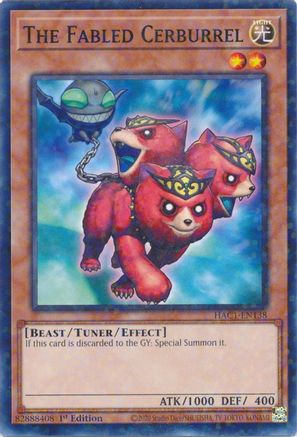 The Fabled Cerburrel (Duel Terminal) [HAC1-EN138] Parallel Rare - Yu-Gi-Oh! - Card Brawlers | Quebec | Canada |