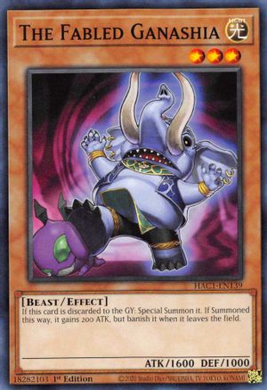 The Fabled Ganashia [HAC1-EN139] Common - Yu-Gi-Oh! - Card Brawlers | Quebec | Canada |