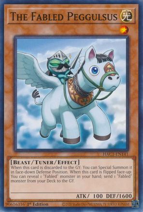 The Fabled Peggulsus [HAC1-EN141] Common - Yu-Gi-Oh! - Card Brawlers | Quebec | Canada |