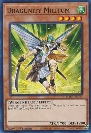 Dragunity Militum [HAC1-EN154] Common - Yu-Gi-Oh! - Card Brawlers | Quebec | Canada |