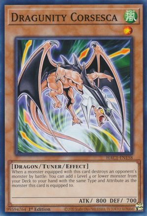 Dragunity Corsesca [HAC1-EN158] Common - Yu-Gi-Oh! - Card Brawlers | Quebec | Canada |