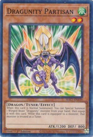 Dragunity Partisan (Duel Terminal) [HAC1-EN159] Parallel Rare - Yu-Gi-Oh! - Card Brawlers | Quebec | Canada |