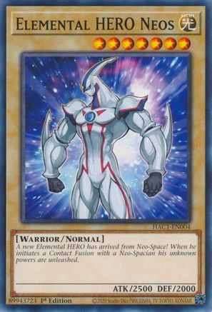 Elemental HERO Neos [HAC1-EN004] Common - Yu-Gi-Oh! - Card Brawlers | Quebec | Canada |