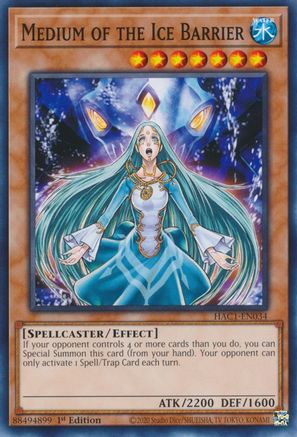 Medium of the Ice Barrier [HAC1-EN034] Common - Yu-Gi-Oh! - Card Brawlers | Quebec | Canada |