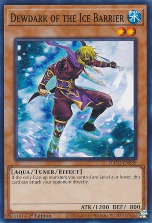 Dewdark of the Ice Barrier [HAC1-EN039] Common - Yu-Gi-Oh! - Card Brawlers | Quebec | Canada |