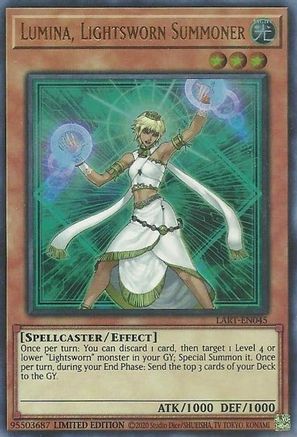 Lumina, Lightsworn Summoner [LART-EN045] Ultra Rare - Yu-Gi-Oh! - Card Brawlers | Quebec | Canada |