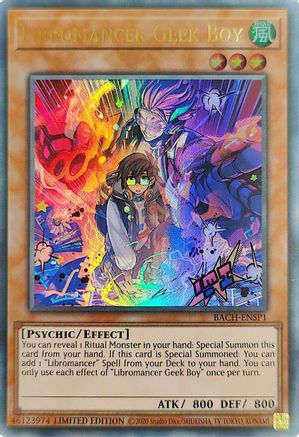 Libromancer Geek Boy [BACH-ENSP1] Ultra Rare - Yu-Gi-Oh! - Card Brawlers | Quebec | Canada |