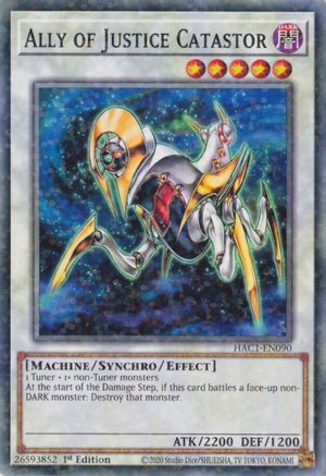 Ally of Justice Catastor (Duel Terminal) [HAC1-EN090] Common - Yu-Gi-Oh! - Card Brawlers | Quebec | Canada |
