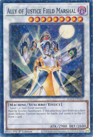 Ally of Justice Field Marshal (Duel Terminal) [HAC1-EN091] Common - Yu-Gi-Oh! - Card Brawlers | Quebec | Canada |