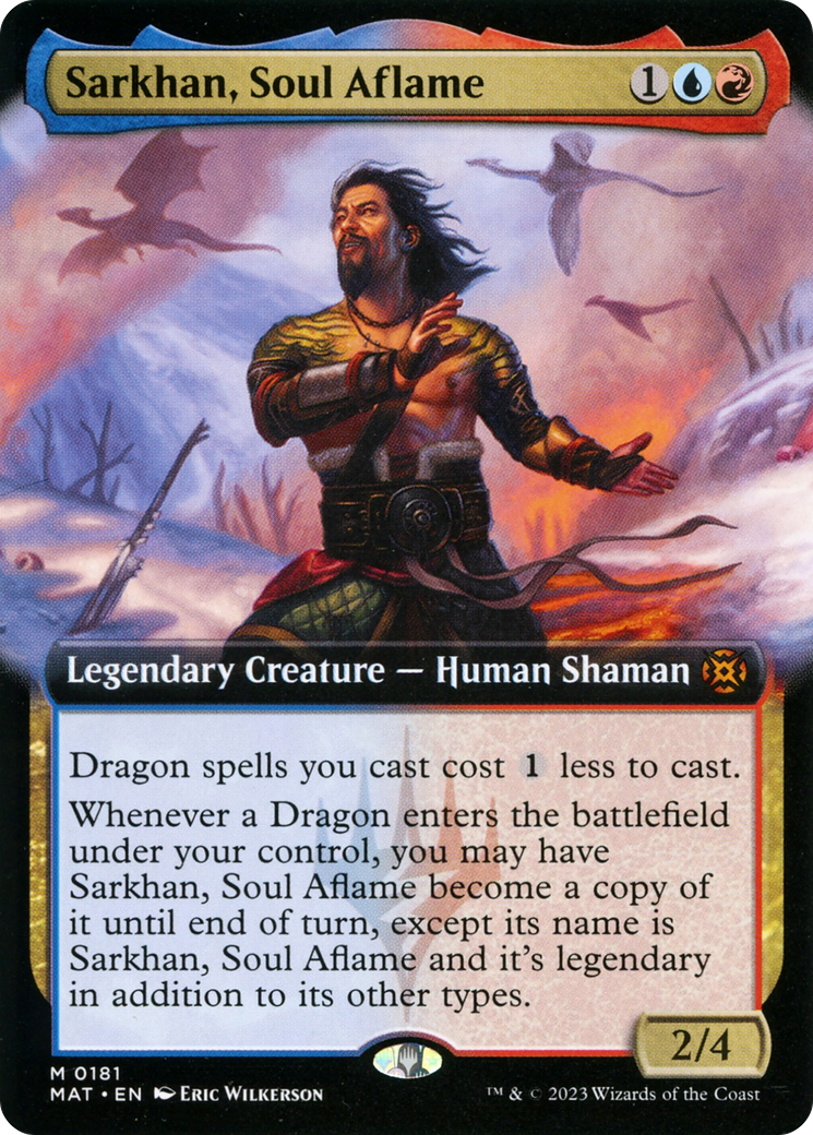 Sarkhan, Soul Aflame (Extended Art) [March of the Machine: The Aftermath] - Magic: The Gathering - Card Brawlers | Quebec | Canada |