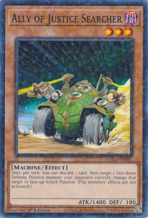 Ally of Justice Searcher (Duel Terminal) [HAC1-EN081] Common - Yu-Gi-Oh! - Card Brawlers | Quebec | Canada |
