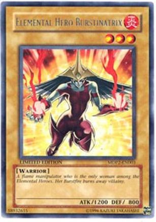Elemental Hero Burstinatrix [MDP2-EN003] Rare - Yu-Gi-Oh! - Card Brawlers | Quebec | Canada |