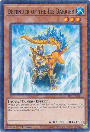 Defender of the Ice Barrier (Duel Terminal) [HAC1-EN043] Common - Yu-Gi-Oh! - Card Brawlers | Quebec | Canada |