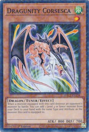 Dragunity Corsesca (Duel Terminal) [HAC1-EN158] Common - Yu-Gi-Oh! - Card Brawlers | Quebec | Canada |