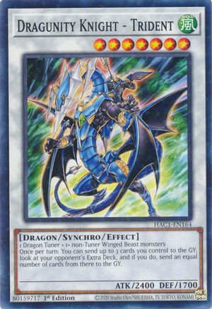 Dragunity Knight - Trident (Duel Terminal) [HAC1-EN164] Common - Yu-Gi-Oh! - Card Brawlers | Quebec | Canada |