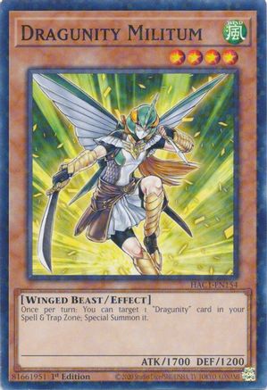 Dragunity Militum (Duel Terminal) [HAC1-EN154] Common - Yu-Gi-Oh! - Card Brawlers | Quebec | Canada |