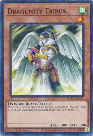 Dragunity Tribus (Duel Terminal) [HAC1-EN151] Common - Yu-Gi-Oh! - Card Brawlers | Quebec | Canada |