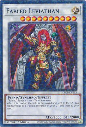 Fabled Leviathan (Duel Terminal) [HAC1-EN145] Common - Yu-Gi-Oh! - Card Brawlers | Quebec | Canada |
