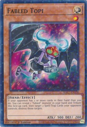 Fabled Topi (Duel Terminal) [HAC1-EN130] Common - Yu-Gi-Oh! - Card Brawlers | Quebec | Canada |