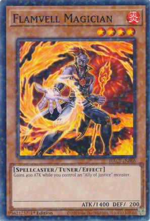 Flamvell Magician (Duel Terminal) [HAC1-EN066] Common - Yu-Gi-Oh! - Card Brawlers | Quebec | Canada |
