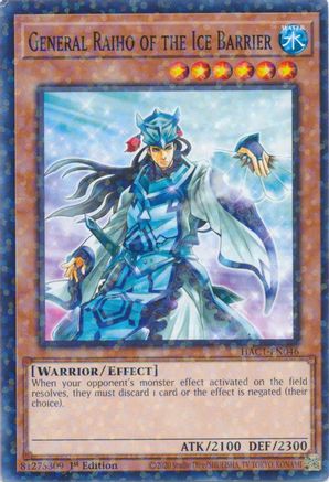 General Raiho of the Ice Barrier (Duel Terminal) [HAC1-EN046] Common - Yu-Gi-Oh! - Card Brawlers | Quebec | Canada |