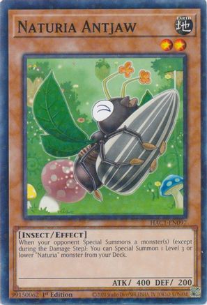 Naturia Antjaw (Duel Terminal) [HAC1-EN097] Common - Yu-Gi-Oh! - Card Brawlers | Quebec | Canada |