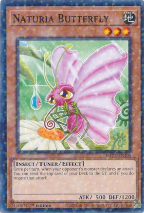 Naturia Butterfly (Duel Terminal) [HAC1-EN108] Common - Yu-Gi-Oh! - Card Brawlers | Quebec | Canada |