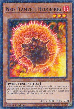 Neo Flamvell Hedgehog (Duel Terminal) [HAC1-EN070] Common - Yu-Gi-Oh! - Card Brawlers | Quebec | Canada |