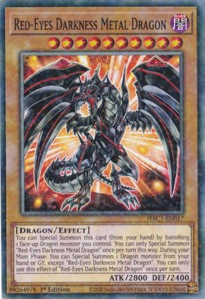 Red-Eyes Darkness Metal Dragon (Duel Terminal) [HAC1-EN017] Common