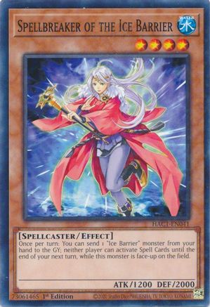 Spellbreaker of the Ice Barrier (Duel Terminal) [HAC1-EN041] Common - Yu-Gi-Oh! - Card Brawlers | Quebec | Canada |