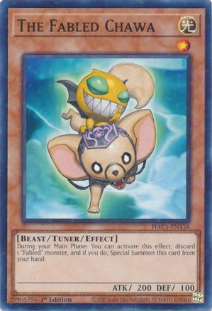 The Fabled Chawa (Duel Terminal) [HAC1-EN136] Common - Yu-Gi-Oh! - Card Brawlers | Quebec | Canada |