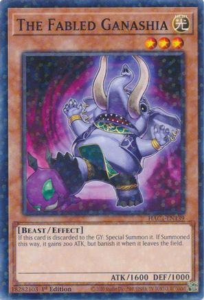 The Fabled Ganashia (Duel Terminal) [HAC1-EN139] Common - Yu-Gi-Oh! - Card Brawlers | Quebec | Canada |
