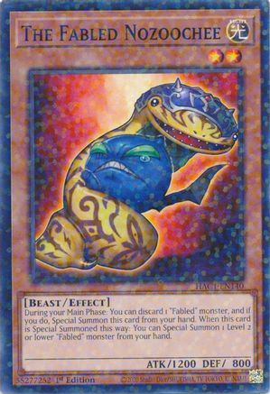 The Fabled Nozoochee (Duel Terminal) [HAC1-EN140] Common - Yu-Gi-Oh! - Card Brawlers | Quebec | Canada |