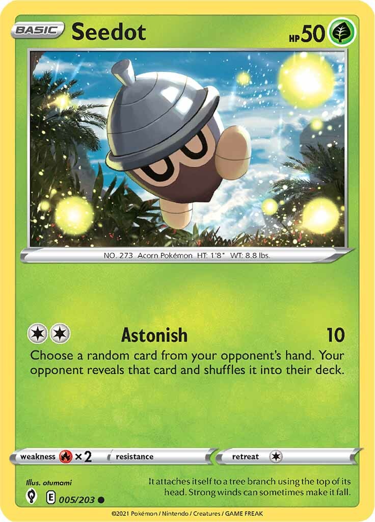Seedot (005/203) [Sword & Shield: Evolving Skies] - Pokémon - Card Brawlers | Quebec | Canada |