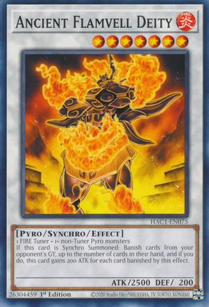 Ancient Flamvell Deity [HAC1-EN075] Parallel Rare - Yu-Gi-Oh! - Card Brawlers | Quebec | Canada |