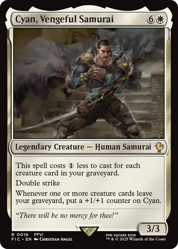 Cyan, Vengeful Samurai [FINAL FANTASY Commander] - Magic: The Gathering - Card Brawlers | Quebec | Canada |