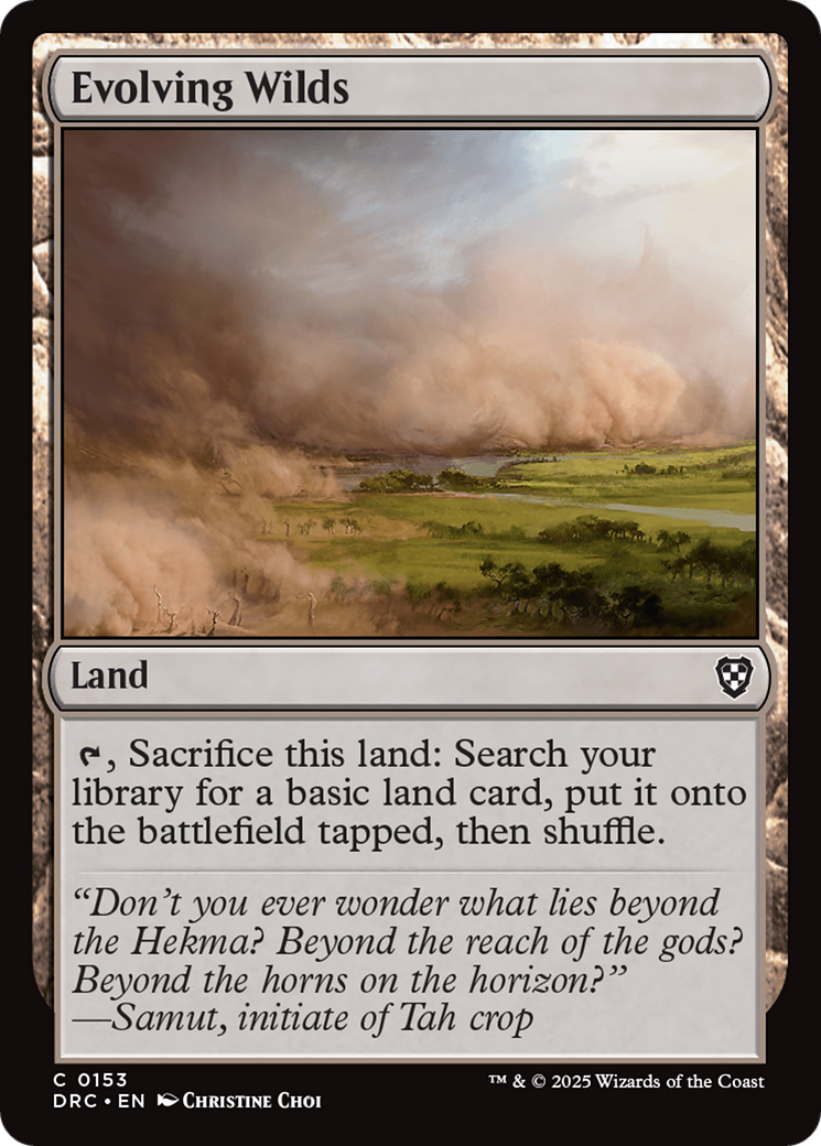 Evolving Wilds [Aetherdrift Commander] - Magic: The Gathering - Card Brawlers | Quebec | Canada |