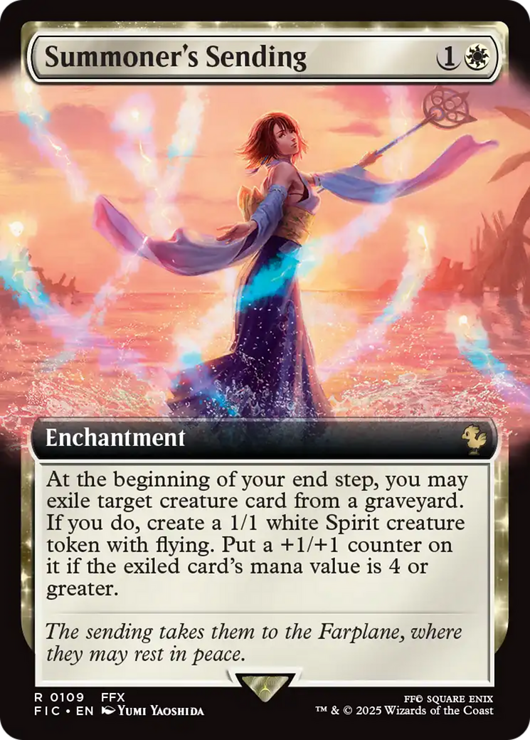 Summoner's Sending (Extended Art) [FINAL FANTASY Commander] - Magic: The Gathering - Card Brawlers | Quebec | Canada |