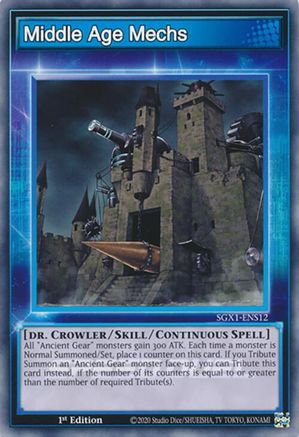 Middle-Aged Mechs [SGX1-ENS12] Common - Yu-Gi-Oh! - Card Brawlers | Quebec | Canada |