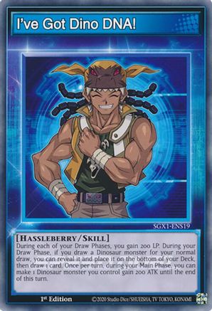 I've Got Dino DNA! [SGX1-ENS19] Common - Yu-Gi-Oh! - Card Brawlers | Quebec | Canada |