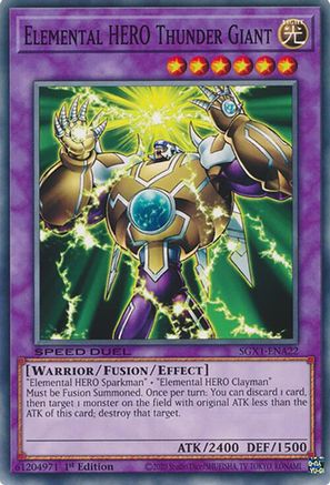 Elemental HERO Thunder Giant [SGX1-ENA22] Common - Yu-Gi-Oh! - Card Brawlers | Quebec | Canada |