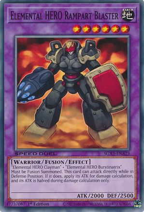 Elemental HERO Rampart Blaster [SGX1-ENA23] Common - Yu-Gi-Oh! - Card Brawlers | Quebec | Canada |