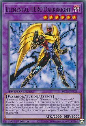 Elemental HERO Darkbright [SGX1-ENA25] Common - Yu-Gi-Oh! - Card Brawlers | Quebec | Canada |