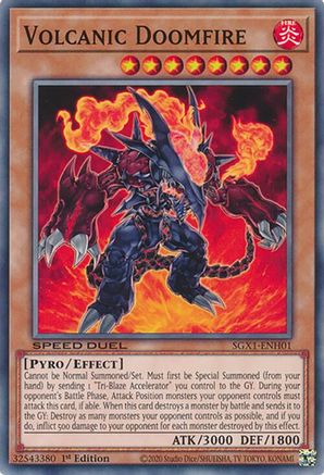 Volcanic Doomfire [SGX1-ENH01] Common - Yu-Gi-Oh! - Card Brawlers | Quebec | Canada |