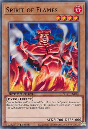 Spirit of Flames [SGX1-ENH05] Common - Yu-Gi-Oh! - Card Brawlers | Quebec | Canada |