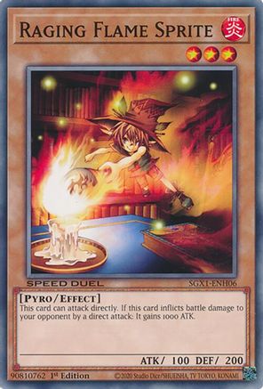 Raging Flame Sprite [SGX1-ENH06] Common - Yu-Gi-Oh! - Card Brawlers | Quebec | Canada |