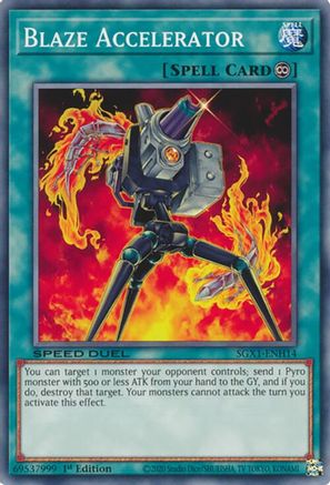 Blaze Accelerator [SGX1-ENH14] Common - Yu-Gi-Oh! - Card Brawlers | Quebec | Canada |