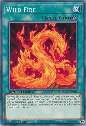 Wild Fire [SGX1-ENH16] Common - Yu-Gi-Oh! - Card Brawlers | Quebec | Canada |
